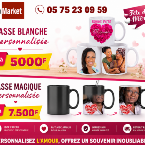 Tasse magique personnalisée